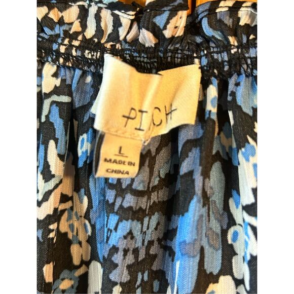 Pinch Blue and White Patterned Blouse - Picture 3 of 5